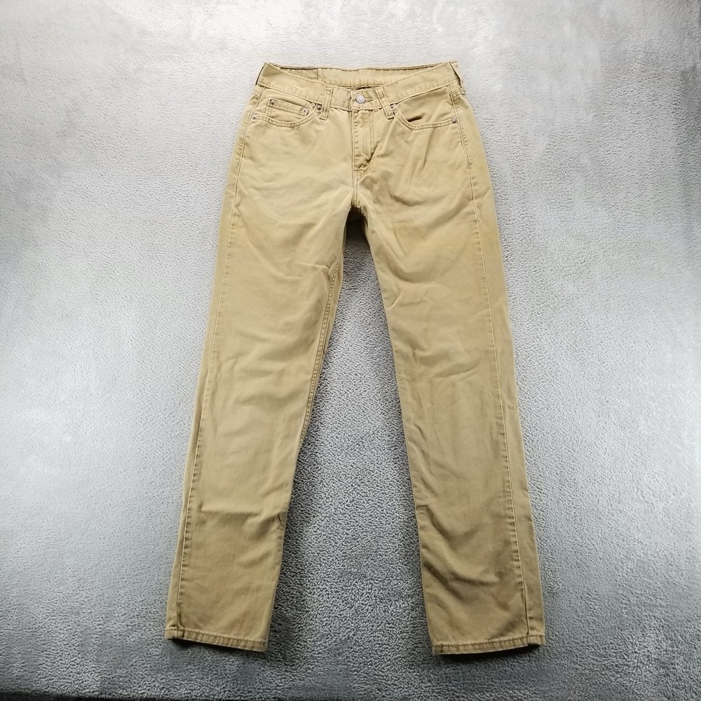 Levis 514 Jeans Mens 30x32 Tan Regular Straight Mid Rise Denim